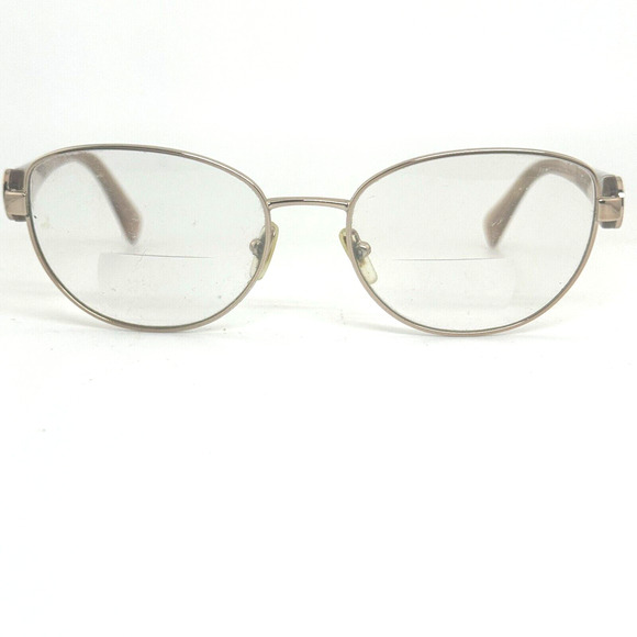 VERSACE MOD.1246-B 1052 Italy Brown Beige Eyeglasses Frame 52-17-135 H14642 - Picture 1 of 8